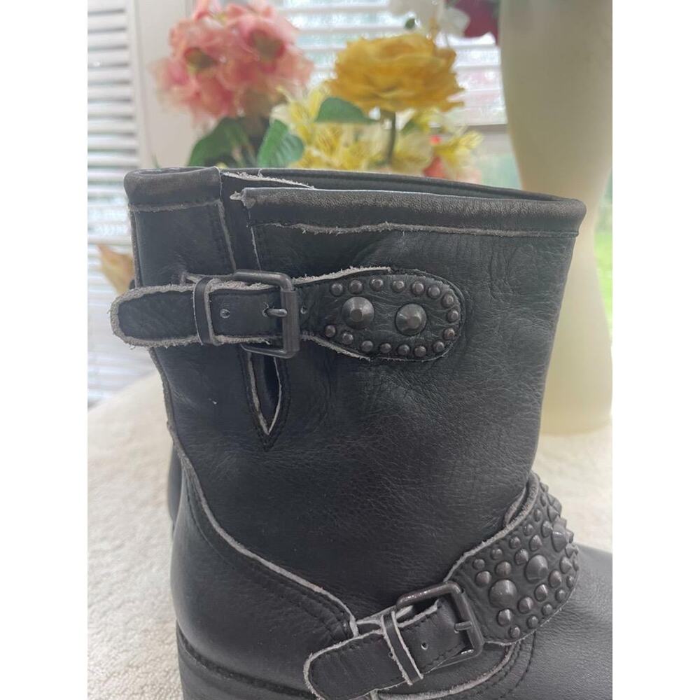 A.S.H Rebel stud moto combat boots 37 (BOTA500 - Picture 5 of 7